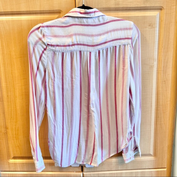 🌟HOST PICK🌟ARITZIA NOISY MAY Striped Button Down Shirt - Picture 3 of 6